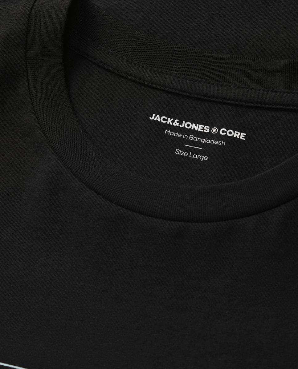 Camiseta de hombre de manga corta - Jack & Jones - Negro Negro-6