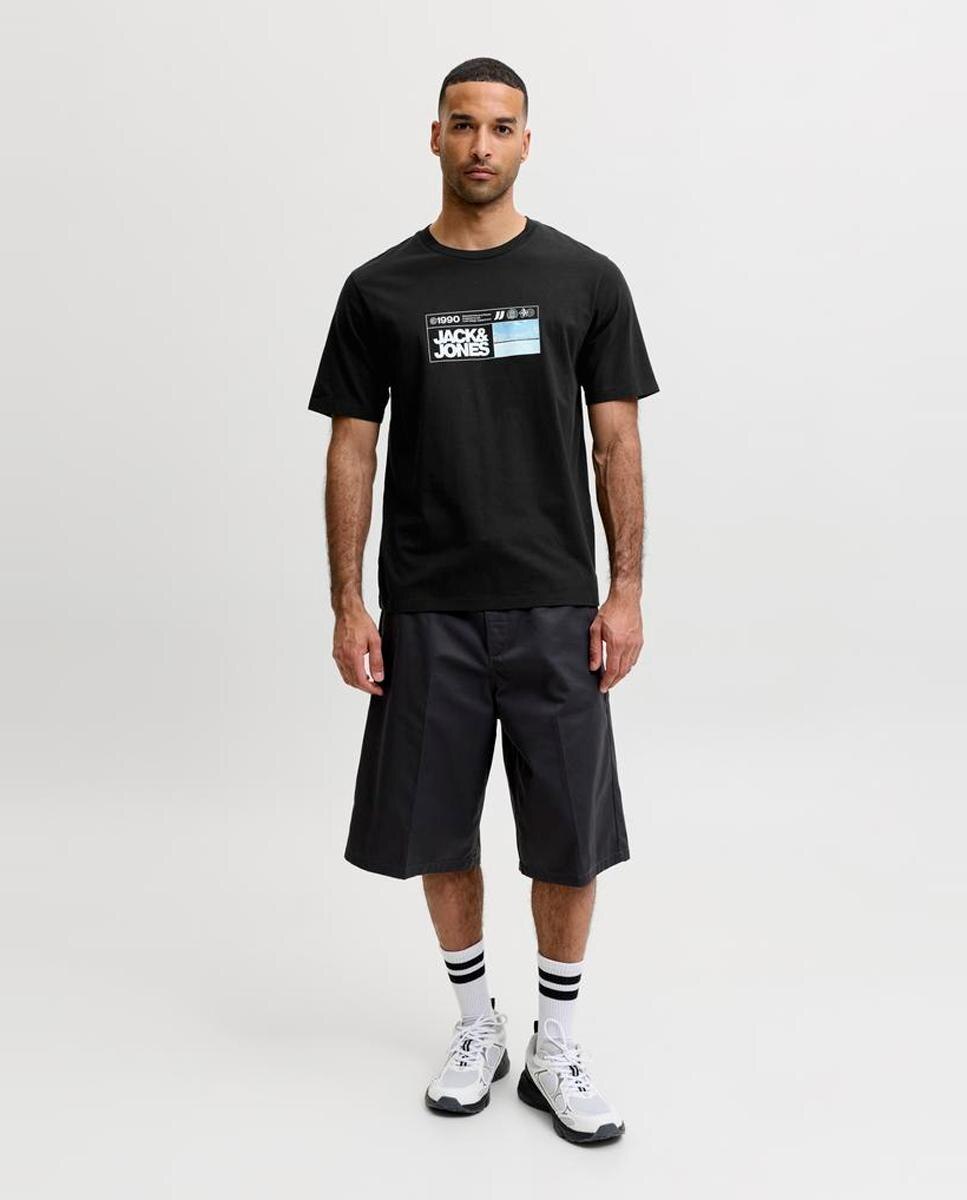 Camiseta de hombre de manga corta - Jack & Jones - Negro Negro-9