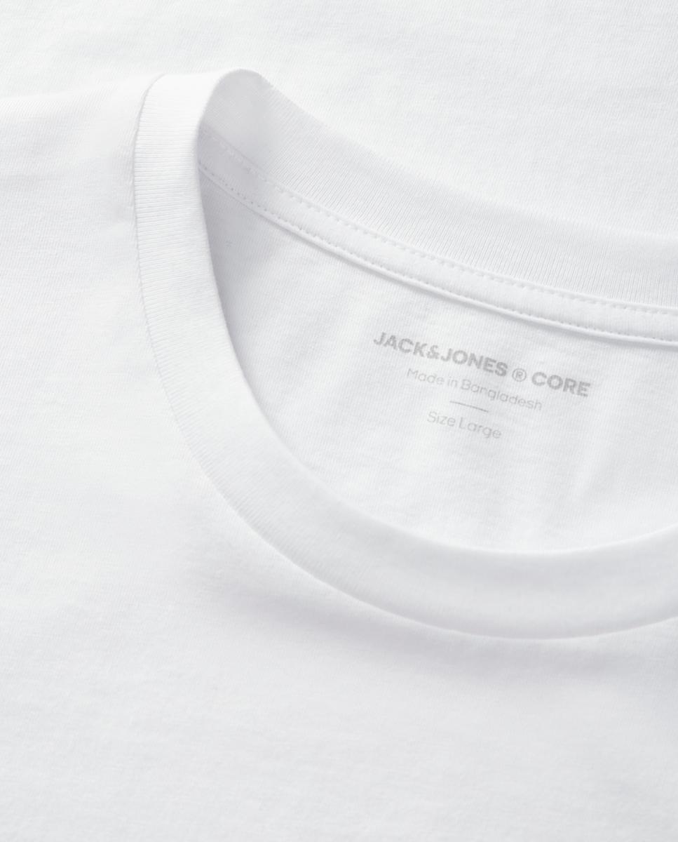T-shirt de homem de manga curta Branco-5