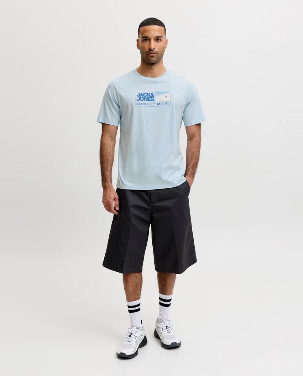 Camiseta de hombre de manga corta - Jack & Jones - Azul claro Azul claro-8
