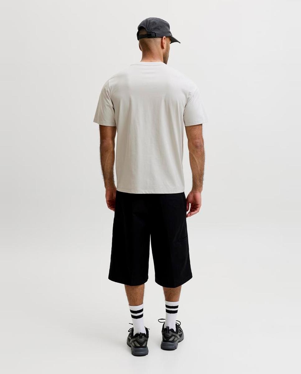 Camiseta de hombre de manga corta - Jack & Jones - Gris claro Gris claro-2