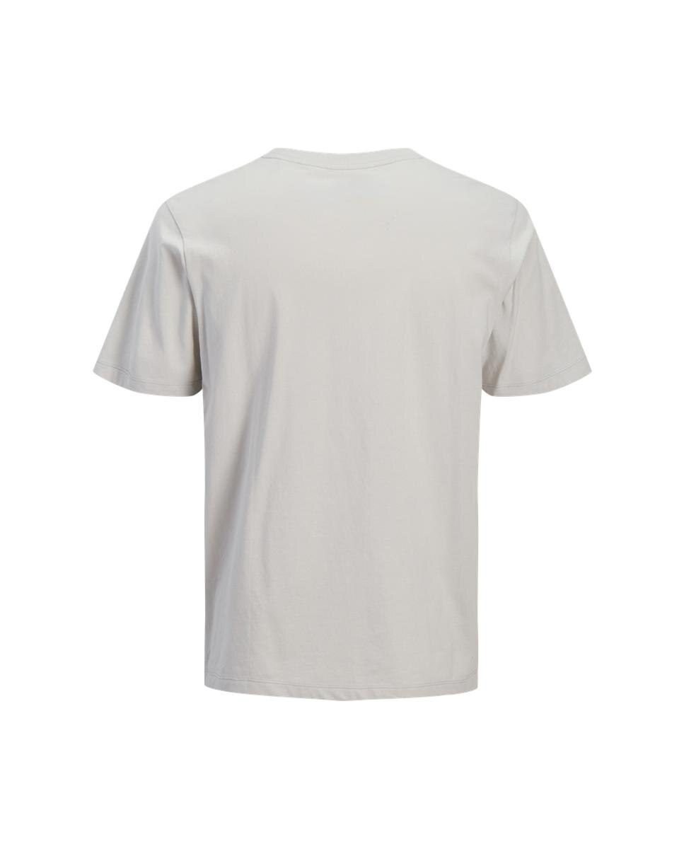 Camiseta de hombre de manga corta - Jack & Jones - Gris claro Gris claro-6