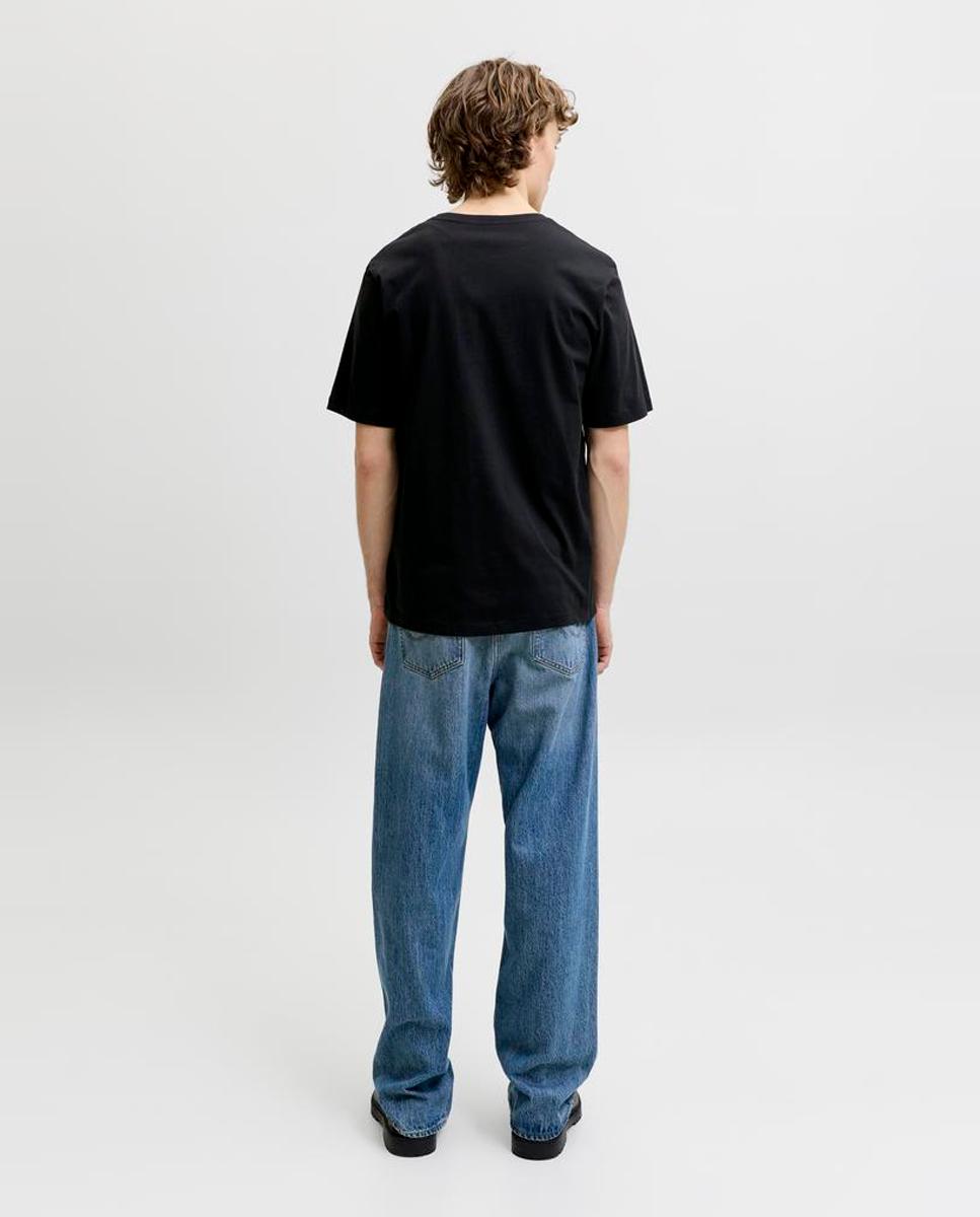 Camiseta de hombre de manga corta - Jack & Jones - Negro Negro-2
