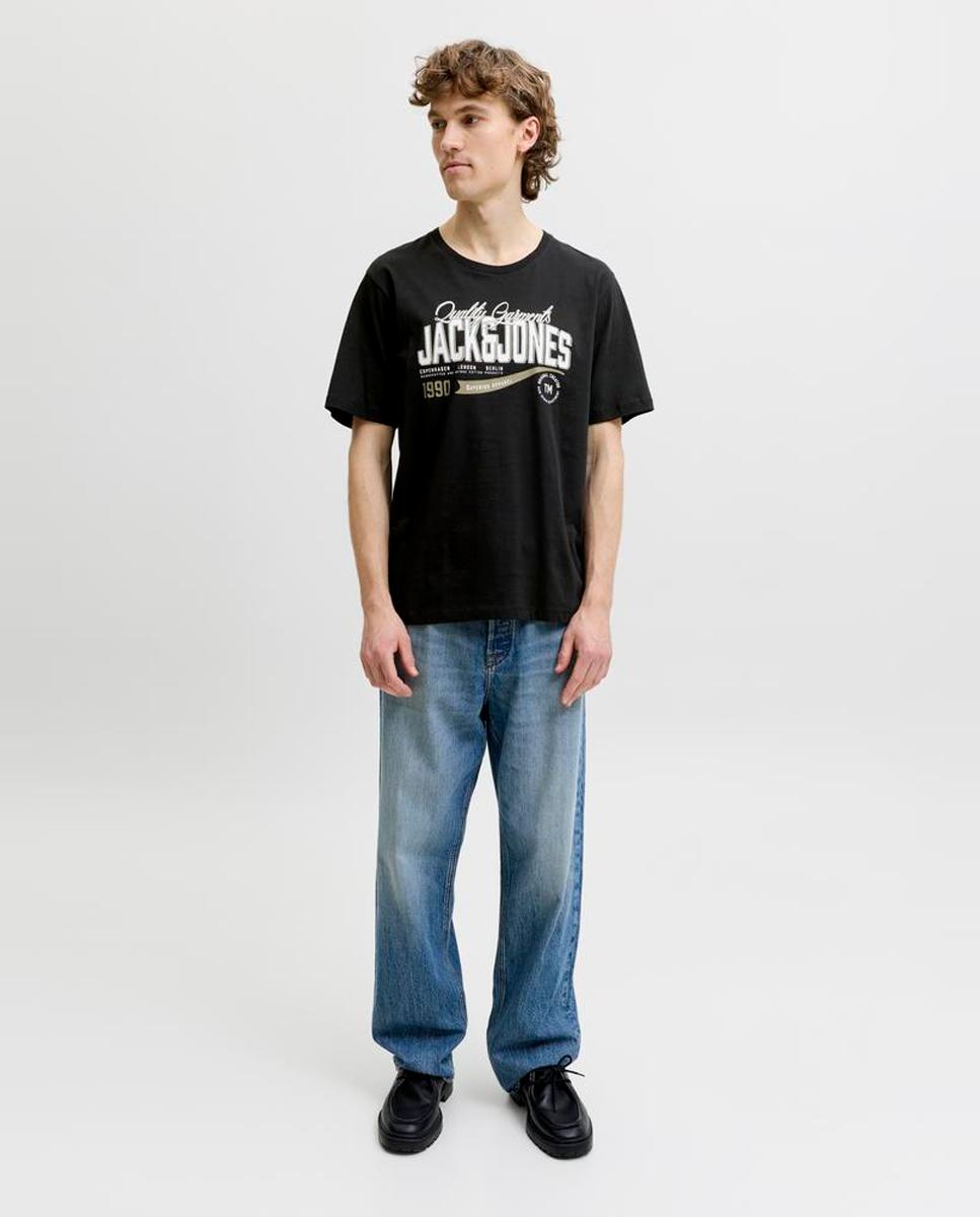 Camiseta de hombre de manga corta - Jack & Jones - Negro Negro-7