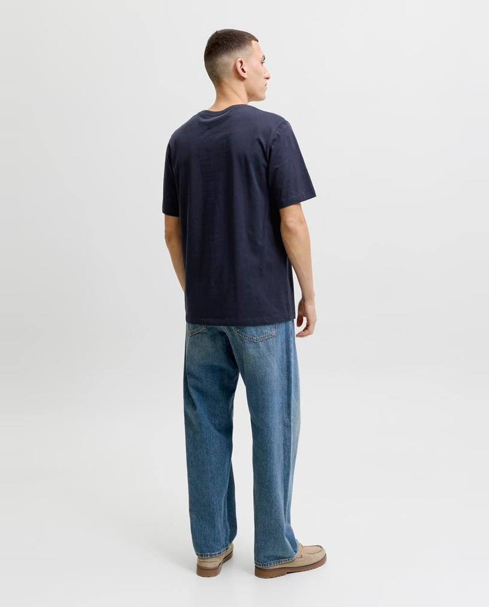 Camiseta de hombre de manga corta - Jack & Jones - Azul marino Azul marino-2