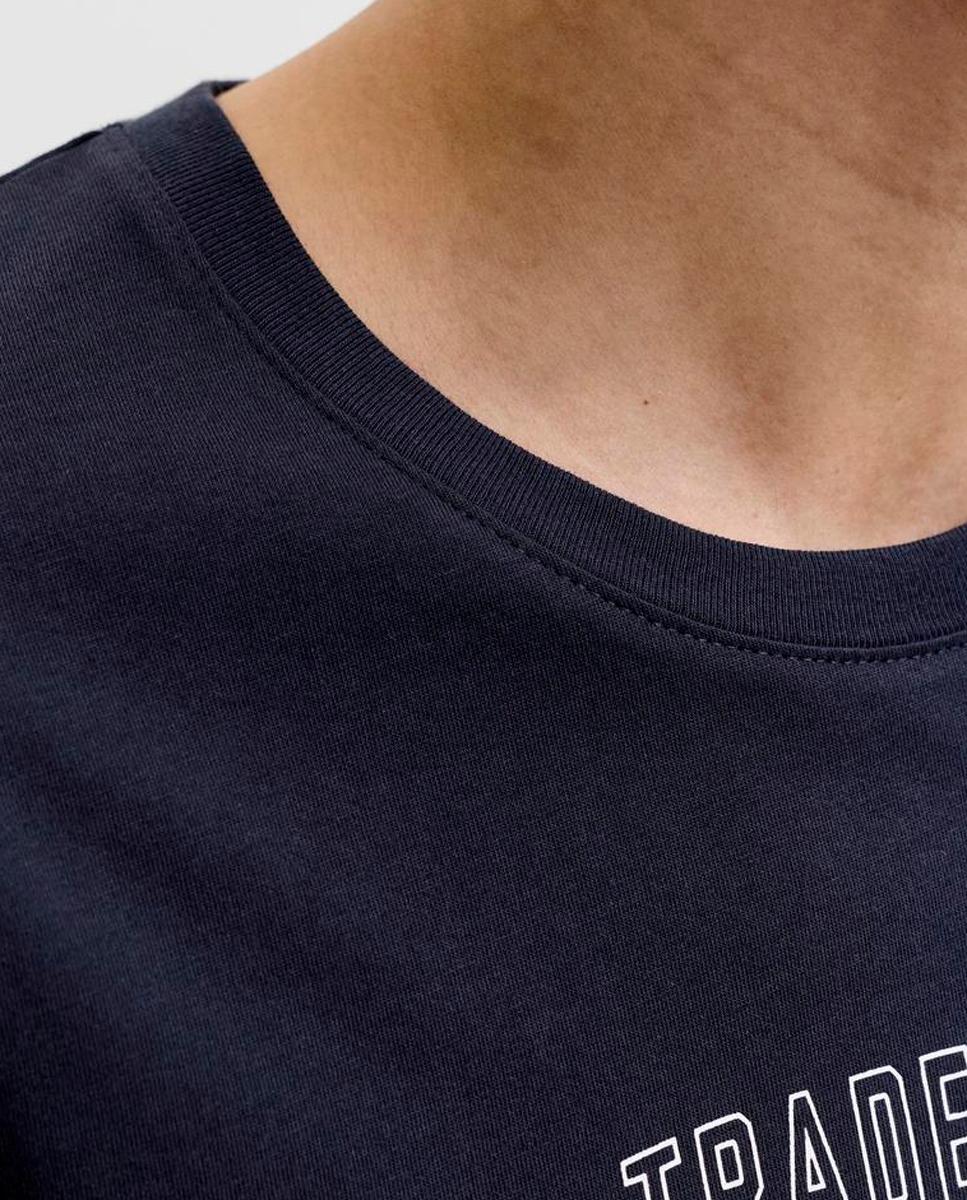 Camiseta de hombre de manga corta - Jack & Jones - Azul marino Azul marino-5