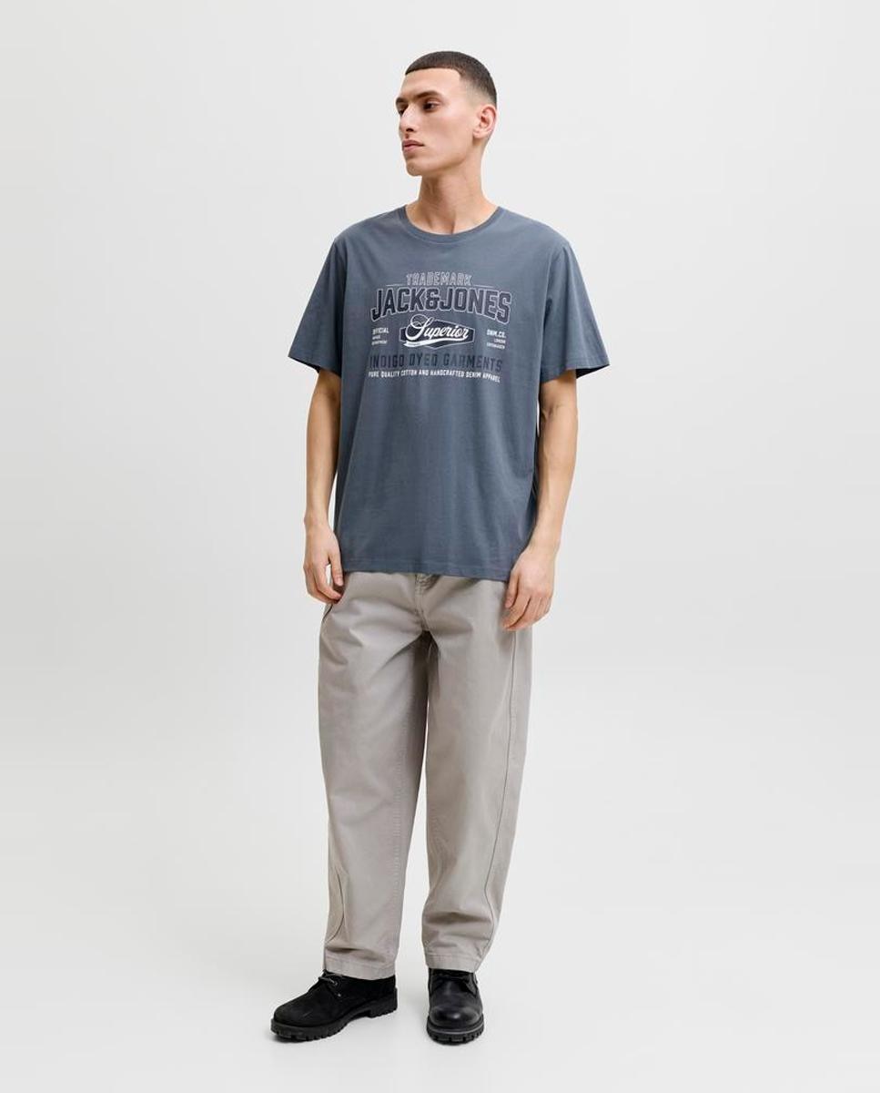 Camiseta de hombre de manga corta - Jack & Jones - Azul Azul-7
