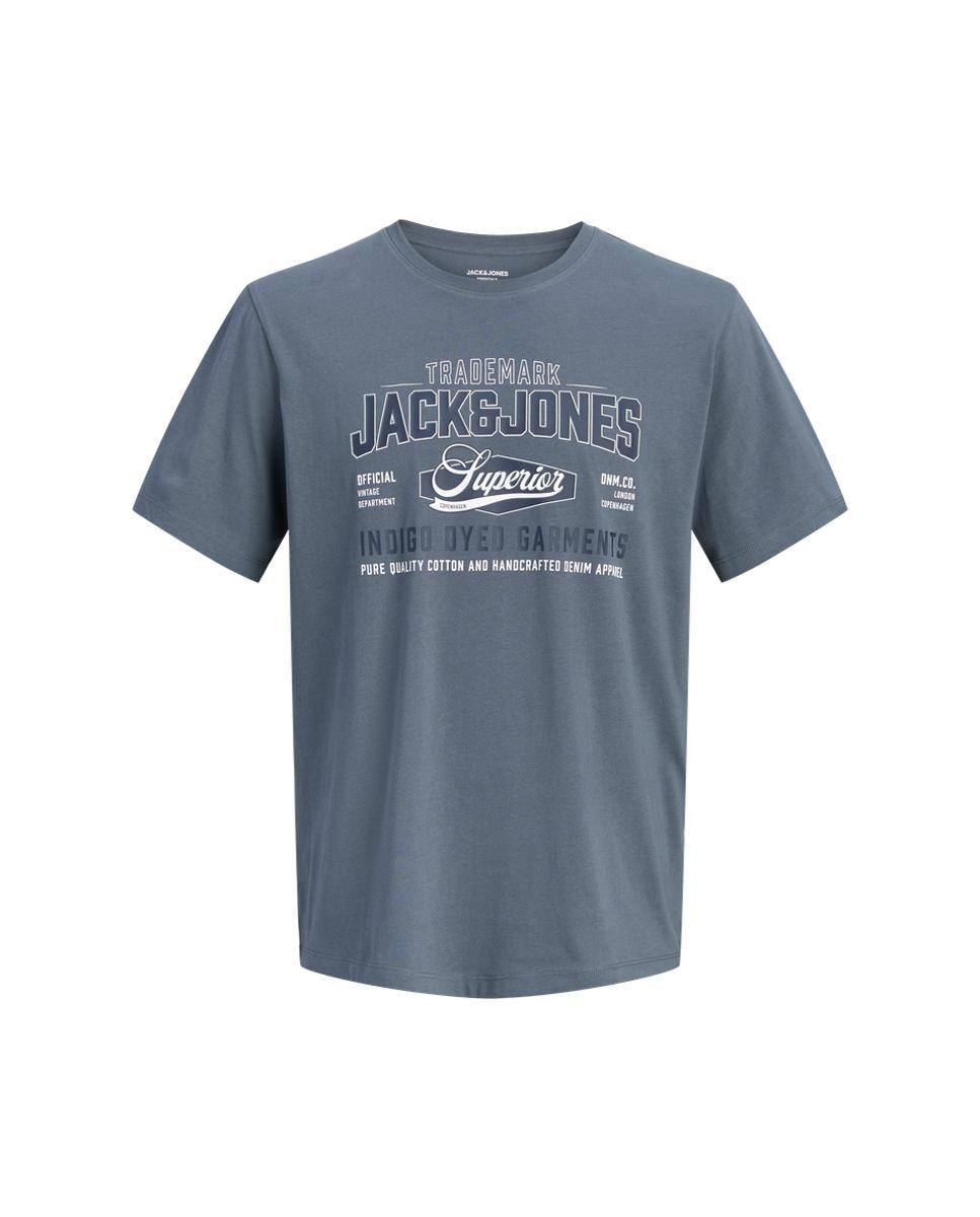 Camiseta de hombre de manga corta - Jack & Jones - Azul Azul-6