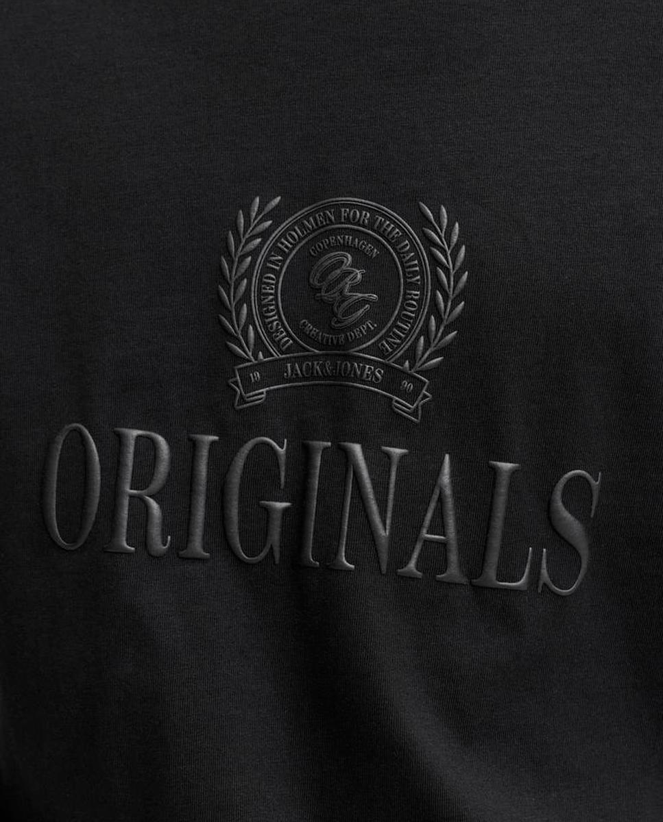 Camiseta de hombre de manga corta - Jack & Jones - Negro Negro-4