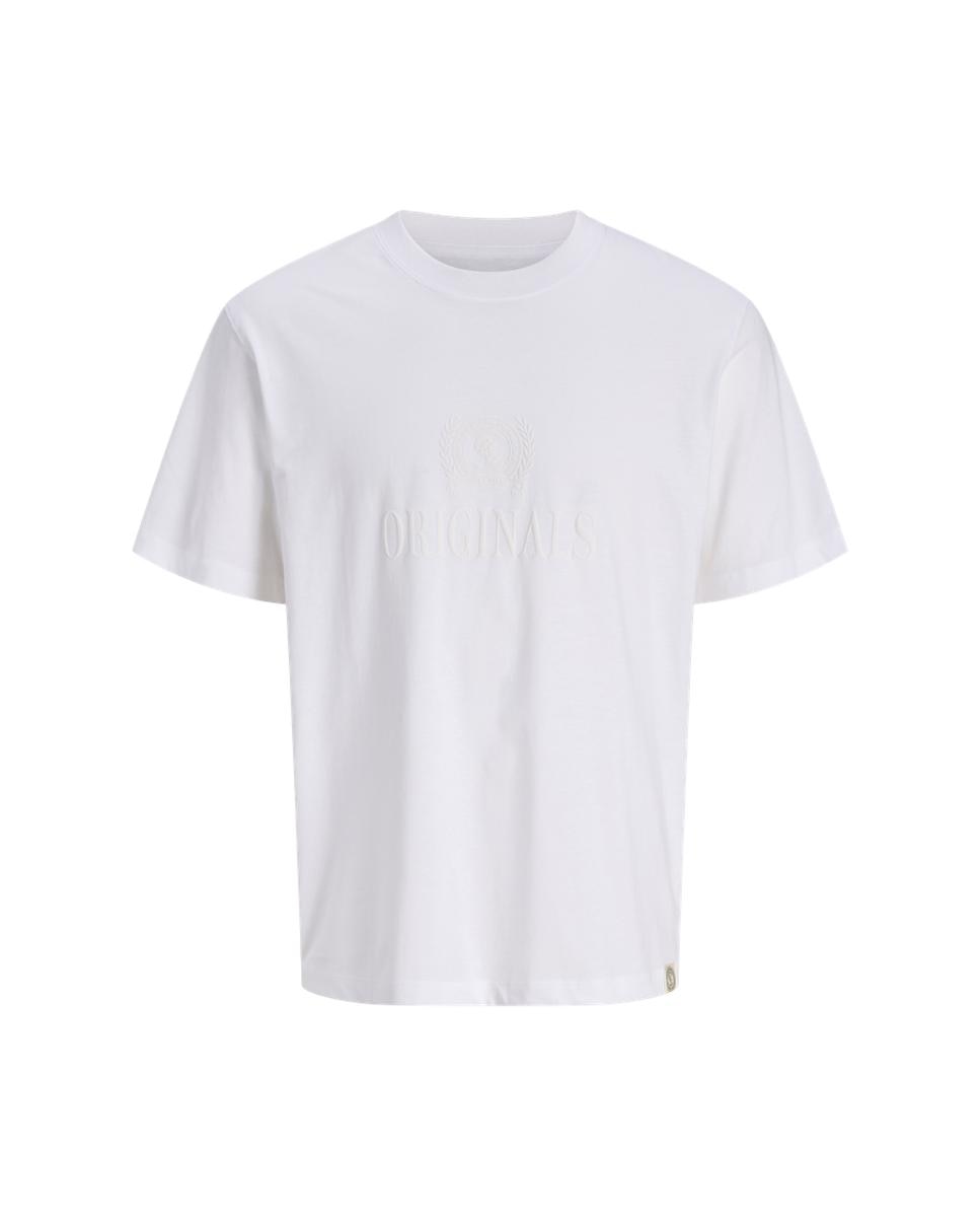 Camiseta de hombre de manga corta - Jack & Jones - Blanco Blanco-7