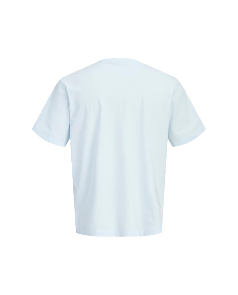 T-shirt de homem de manga curta Azul-claro-7