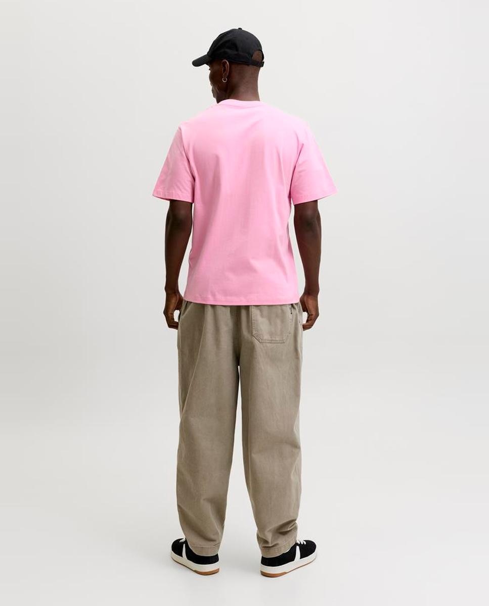 Camiseta de hombre de manga corta - Jack & Jones - Rosa Rosa-2