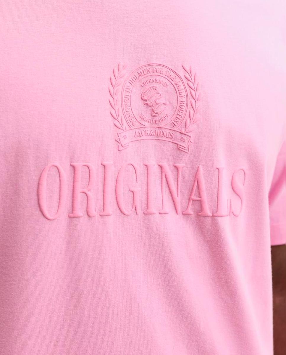 Camiseta de hombre de manga corta - Jack & Jones - Rosa Rosa-5