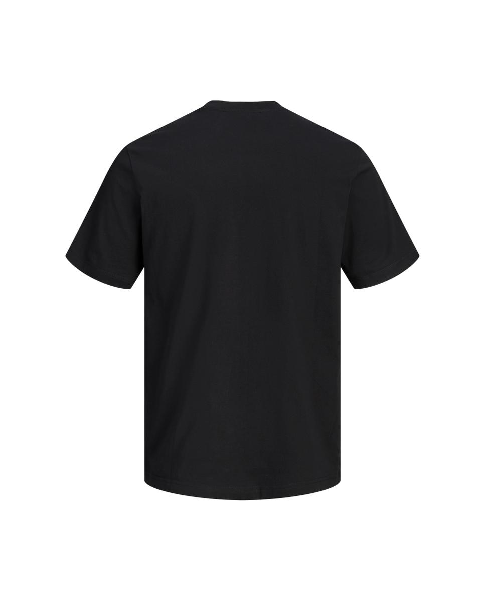 T-shirt de homem de manga curta Preto-7