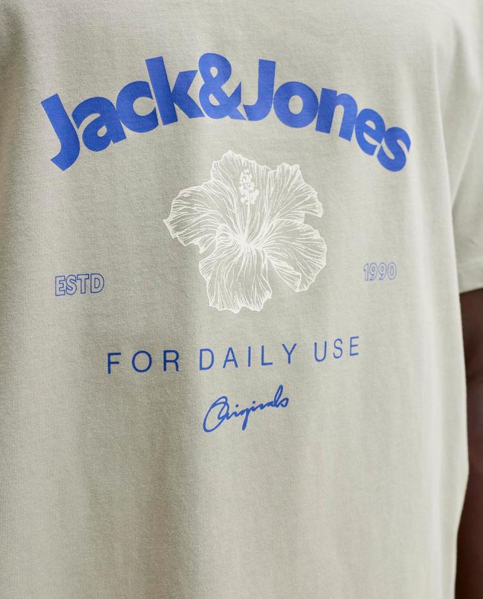 Camiseta de hombre de manga corta - Jack & Jones - Verde Verde-5