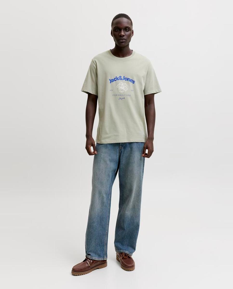Camiseta de hombre de manga corta - Jack & Jones - Verde Verde-8