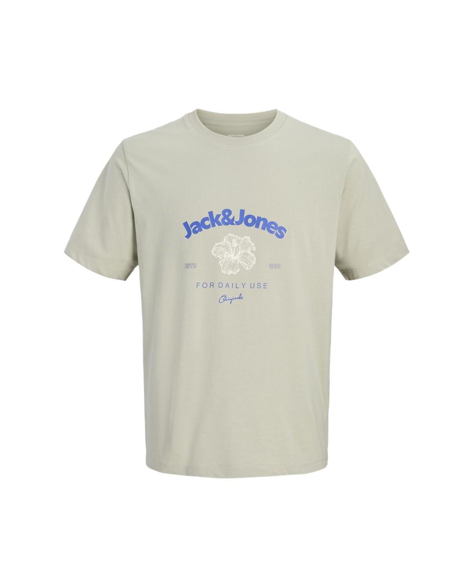 Camiseta de hombre de manga corta - Jack & Jones - Verde Verde-6