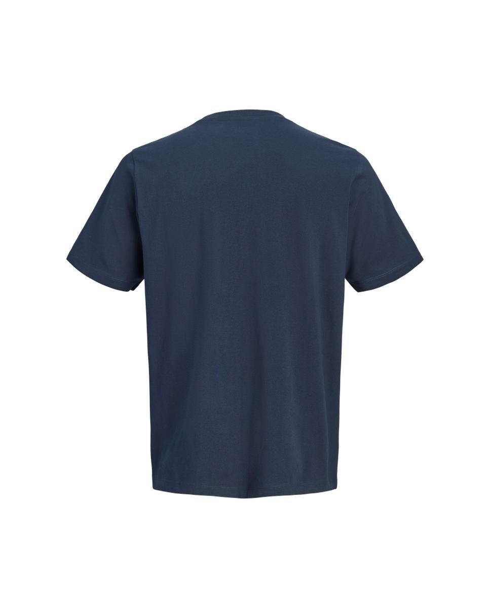 T-shirt de homem de manga curta Azul-marinho-7