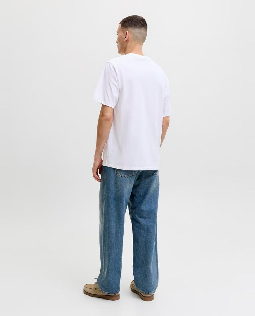 T-shirt de homem de manga curta Branco-2