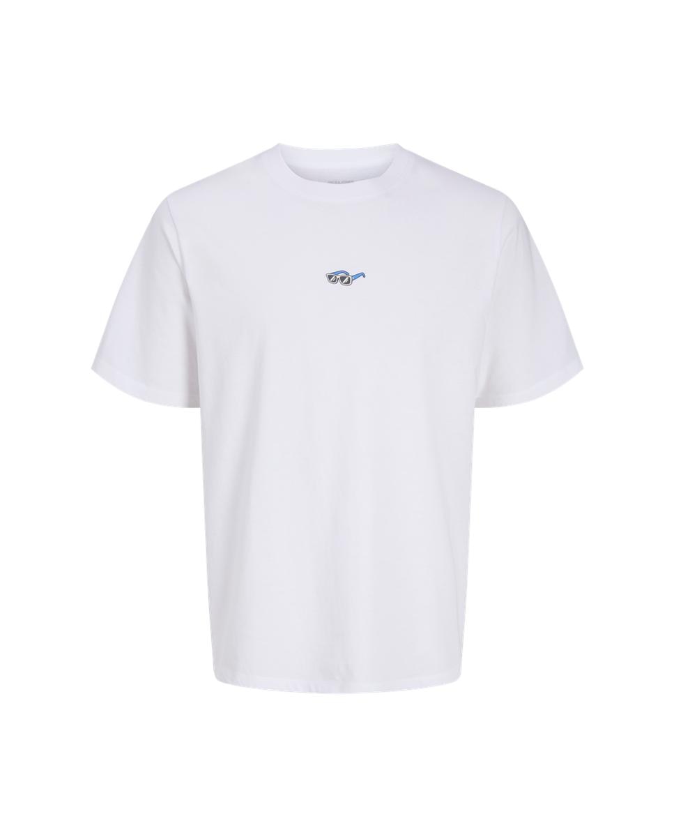 T-shirt de homem de manga curta Branco-6