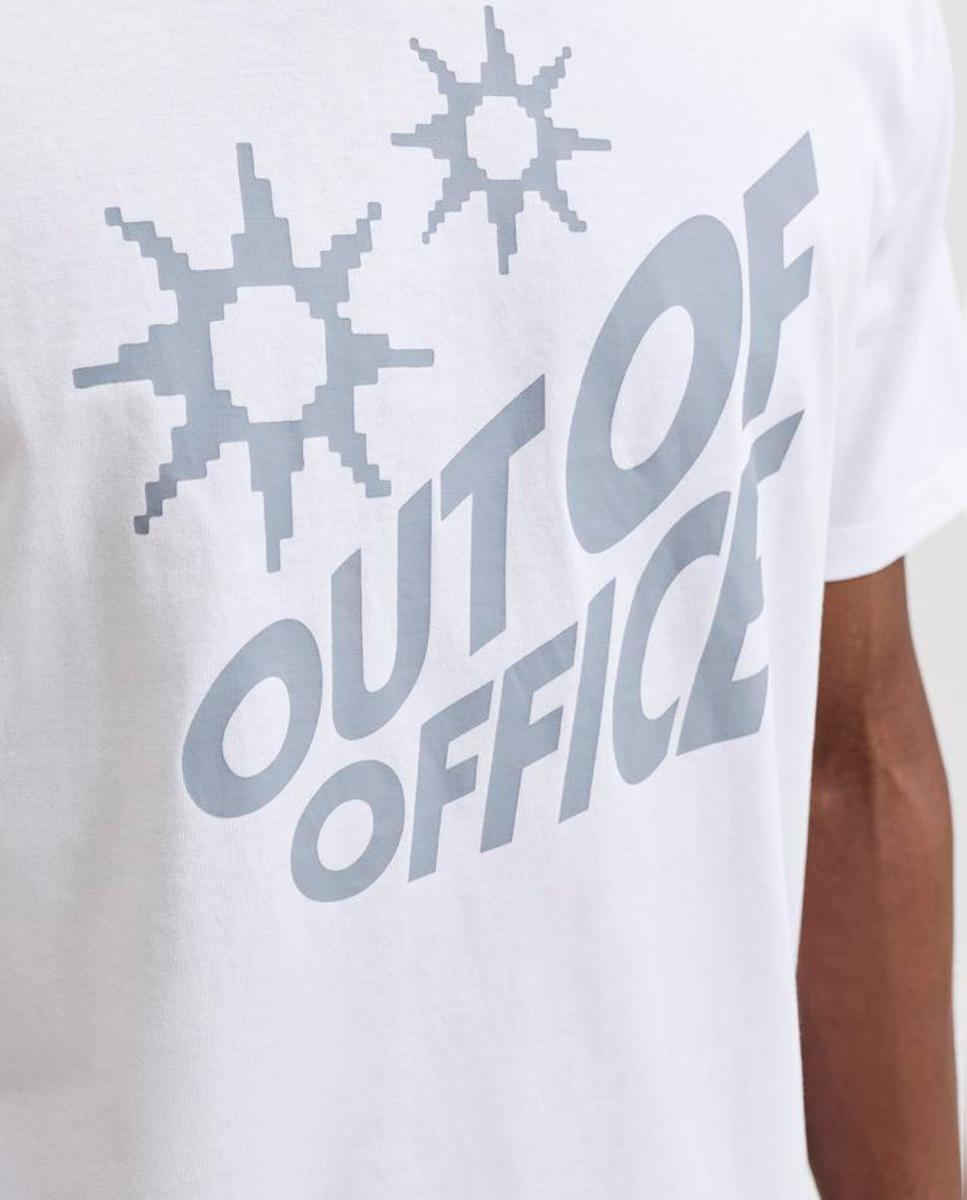 T-shirt de homem de manga curta Branco-6