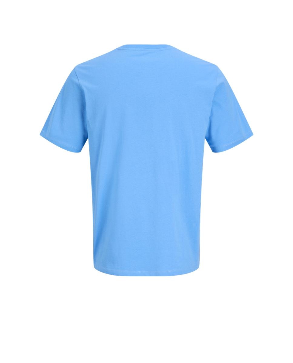 T-shirt de homem de manga curta Azul-8