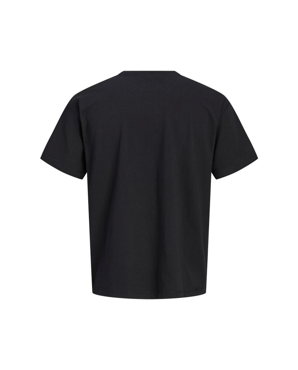 T-shirt de homem de manga curta Preto-7