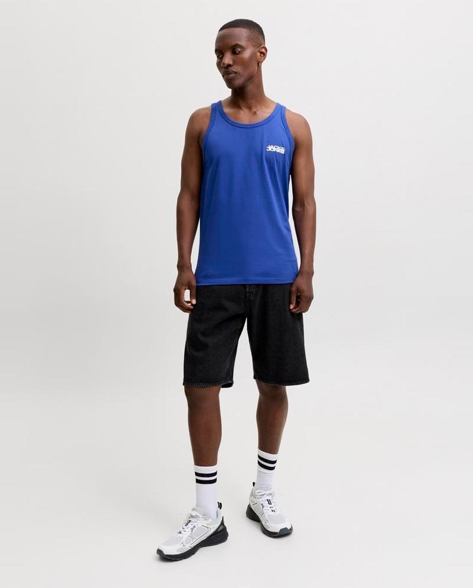 Camiseta de hombre sin mangas - Jack & Jones - Azul Azul-9