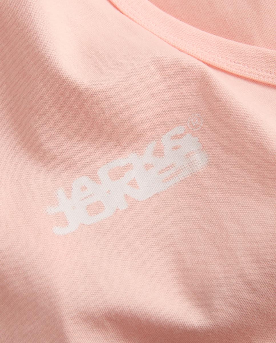 T-shirt sem mangas Rosa-5