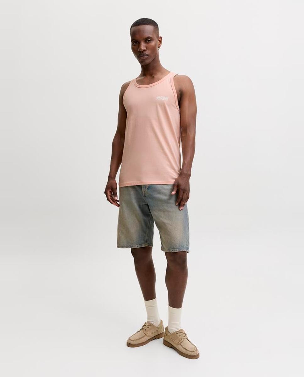 T-shirt sem mangas Rosa-9