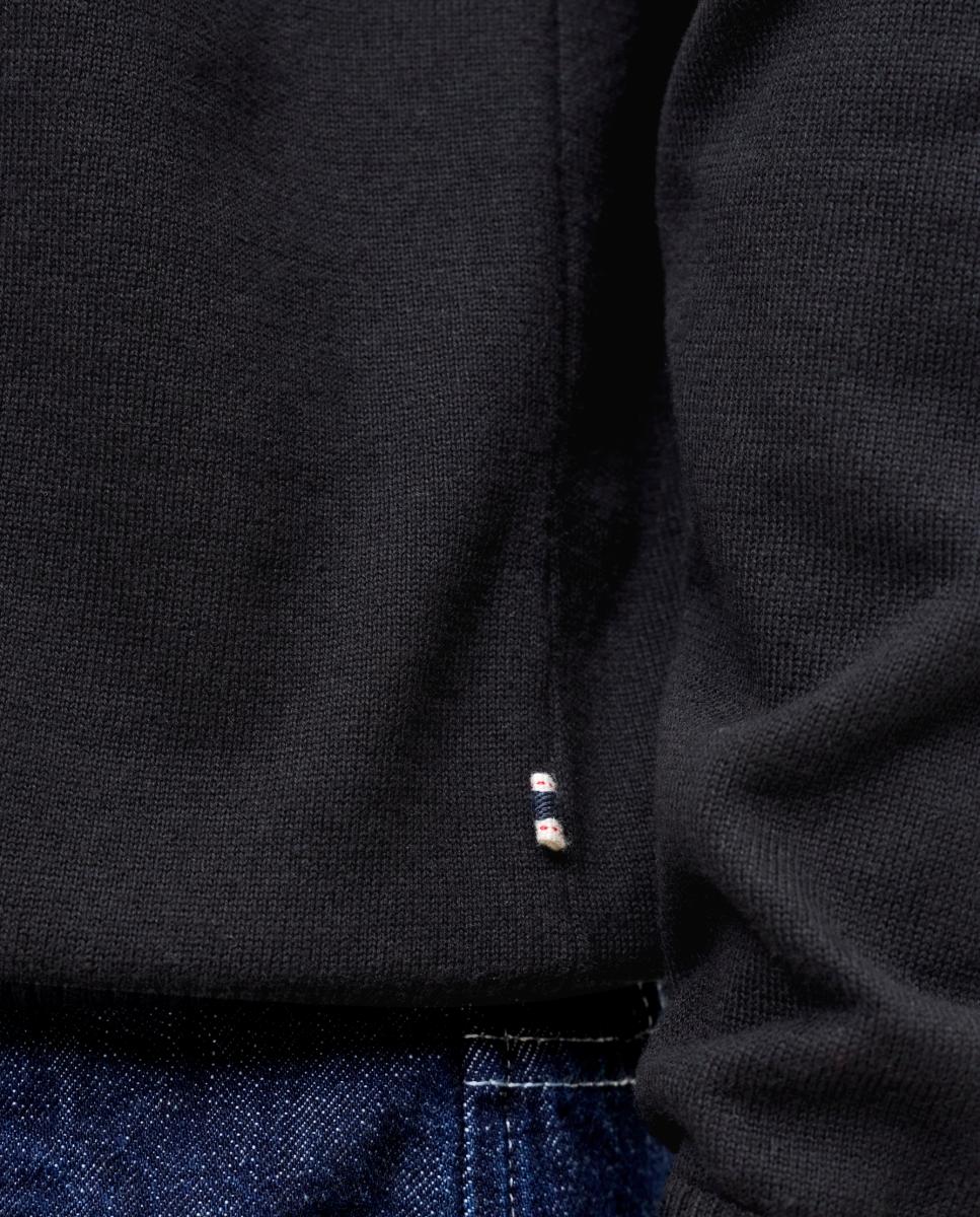 Polo básico de hombre de manga larga - Jack & Jones - Negro Negro-5