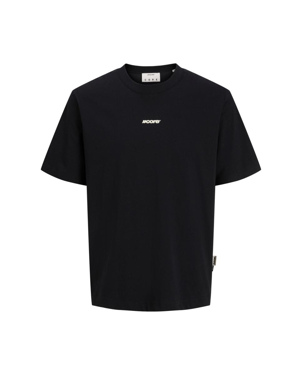 T-shirt para Homem de Manga Curta e Estampado Traseiro Preto-5