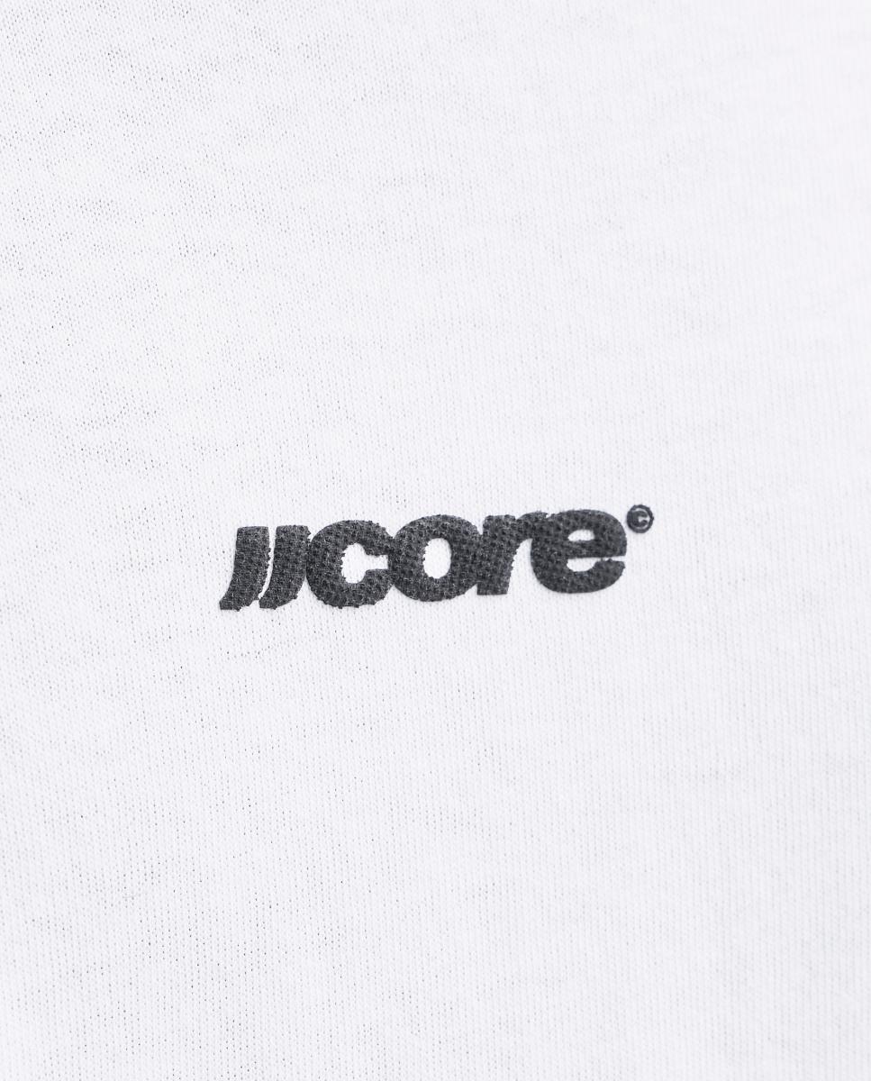 T-shirt para Homem de Manga Curta e Estampado Traseiro Branco-4