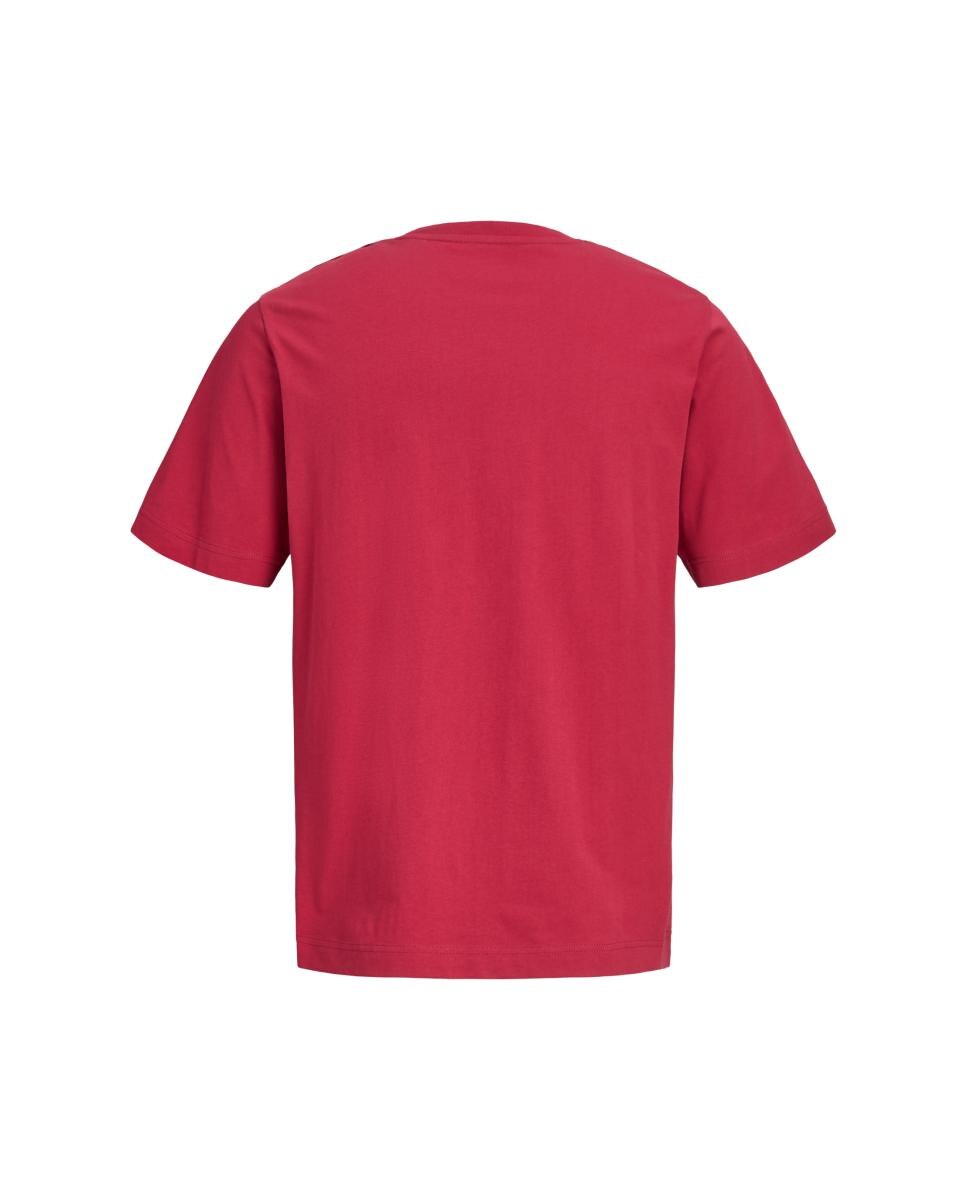 T-shirt de Manga Curta Vermelho-7