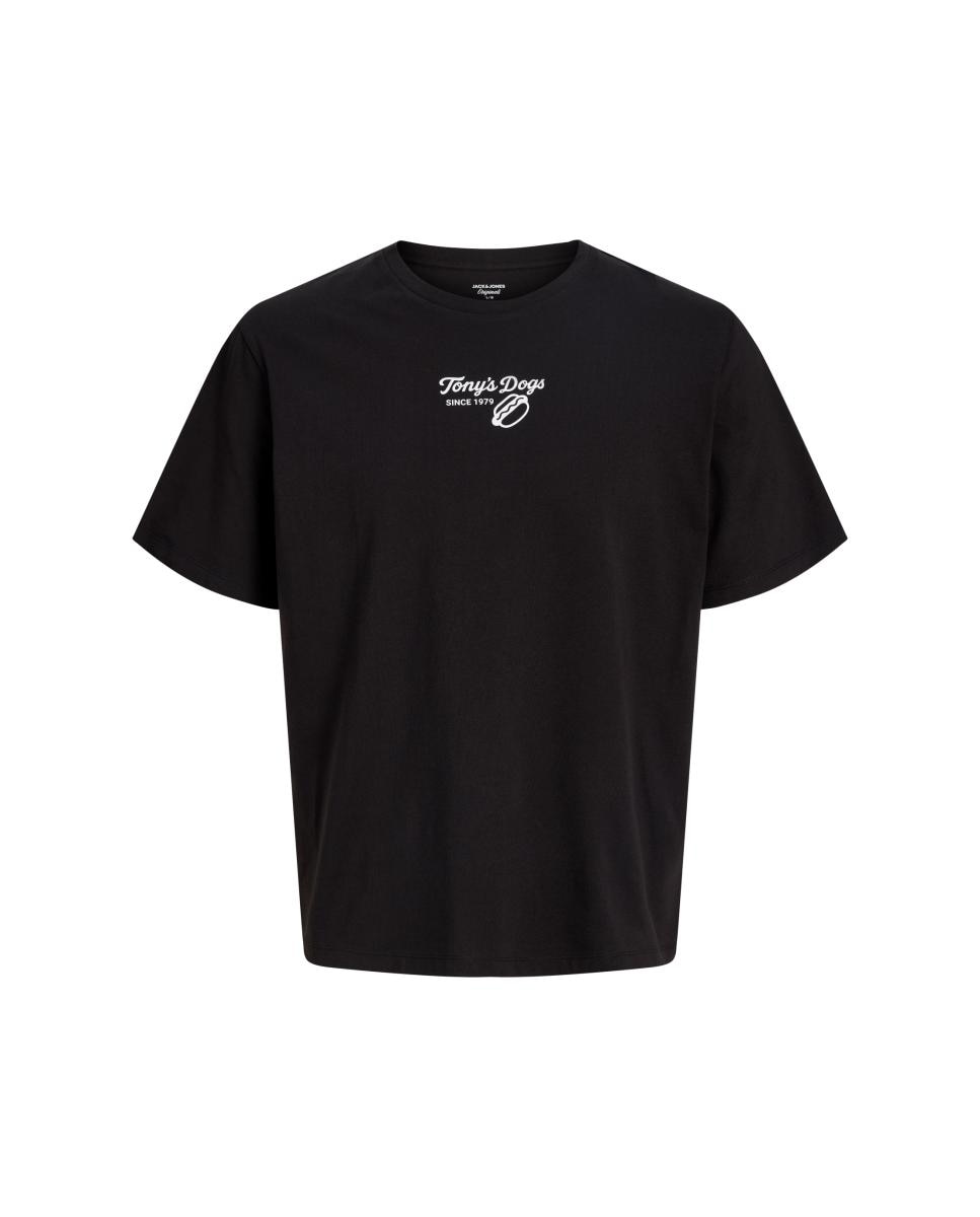 T-shirt de Manga Curta Preto-6