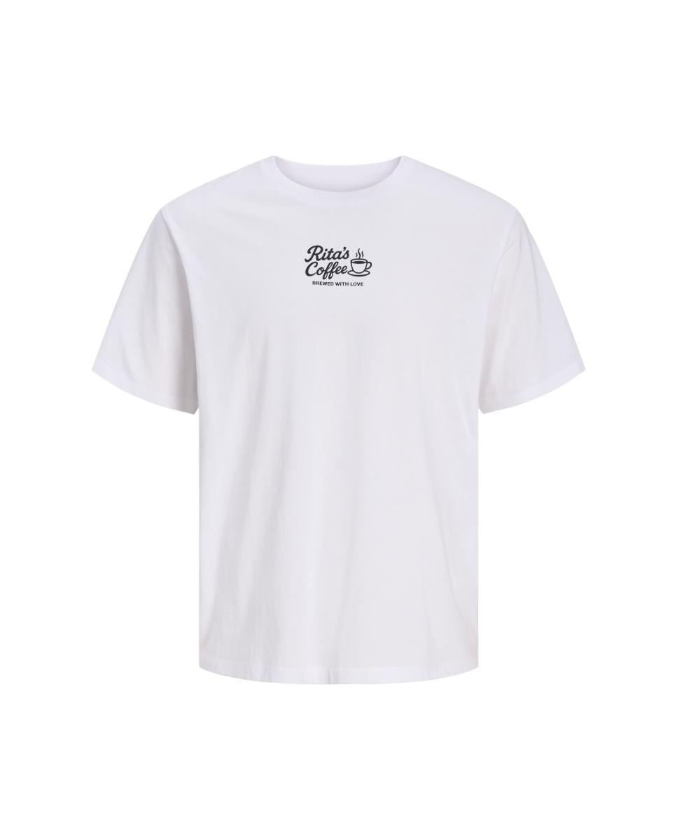 T-shirt de Manga Curta Branco-6
