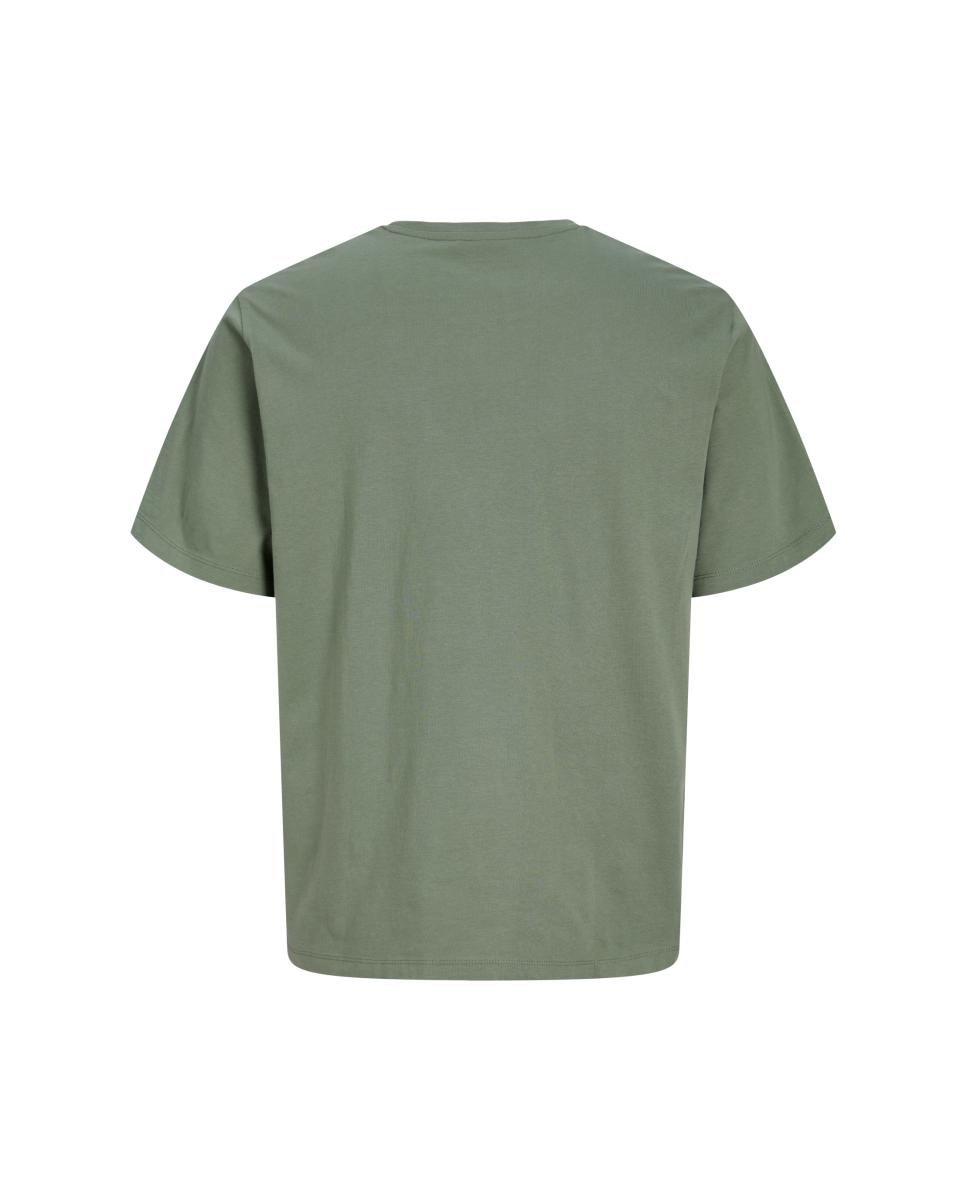 T-shirt de Manga Curta Verde-7