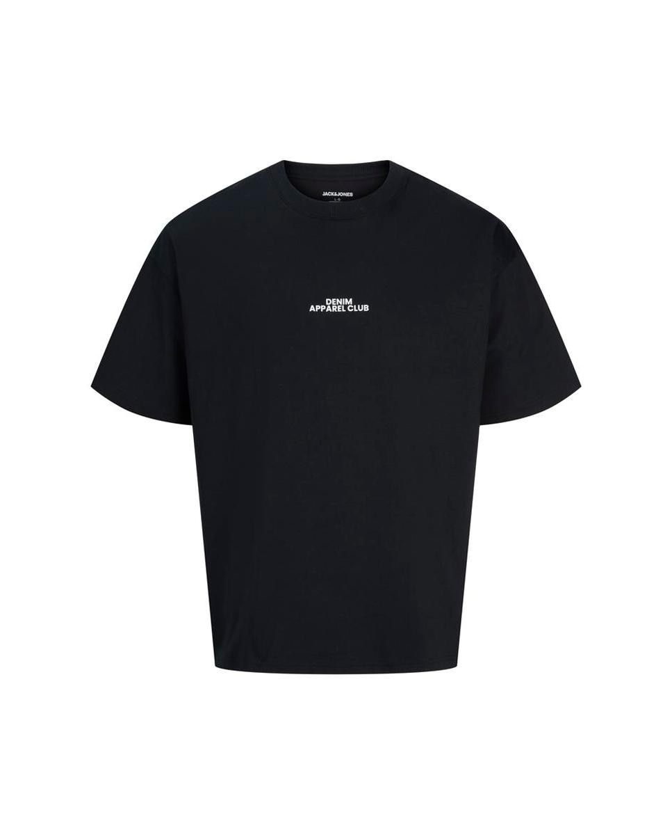 Camiseta de hombre de manga corta con print trasero - Jack & Jones - Negro Negro-1