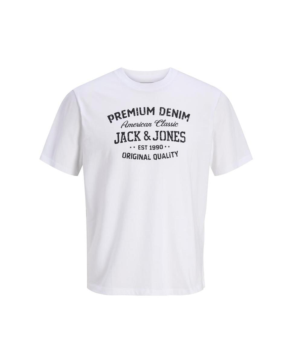 Imagen 0 de Camiseta de hombre de manga corta con logo Blanco