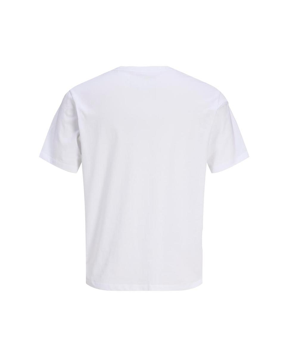 T-shirt de Manga Curta com Logótipo Branco-2