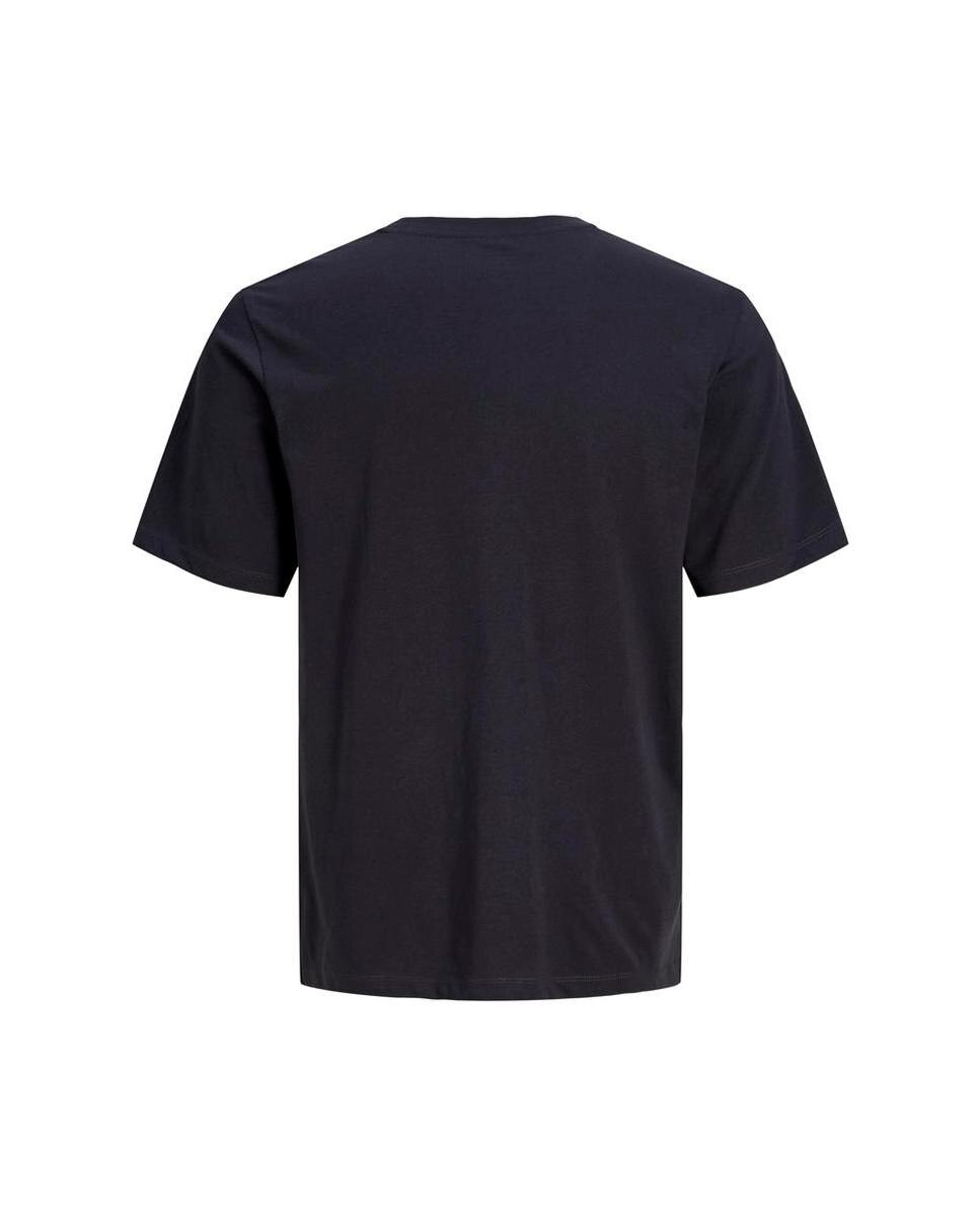 Camiseta de hombre de manga corta con logo - Jack & Jones - Azul marino Azul marino-2