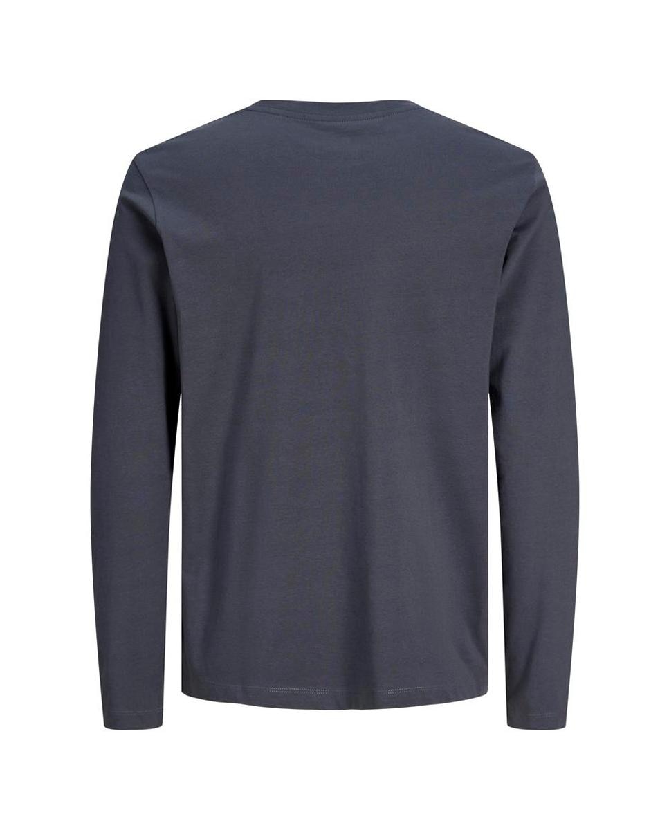 Camisola de Manga Comprida com Logótipo Azul-2