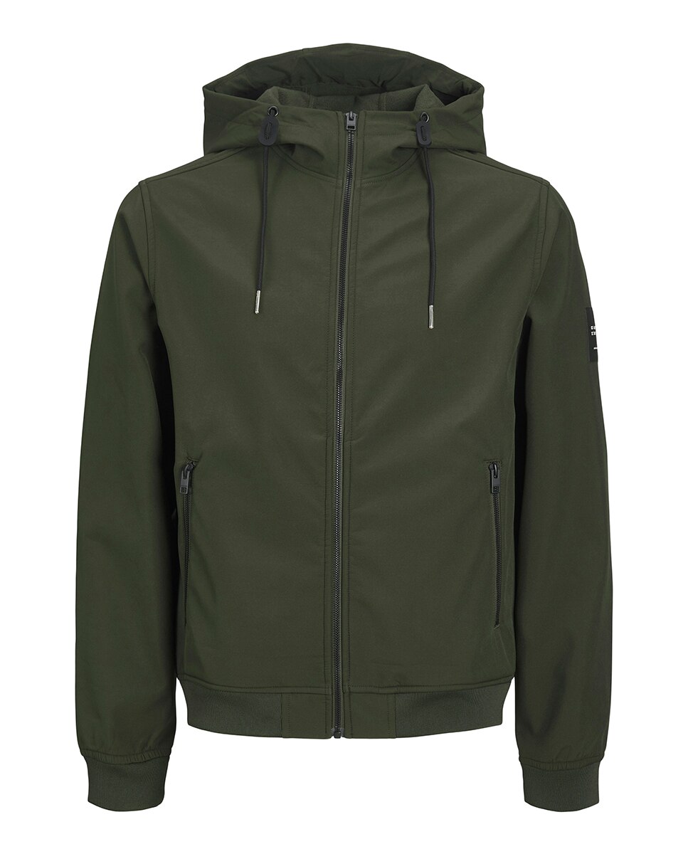 Imagen 6 de Chaqueta ligera softshell de hombre - Jack & Jones - Verde oscuro Verde oscuro