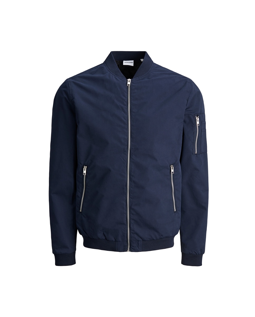 Blusão bomber de homem azul-marinho Azul-marinho-6