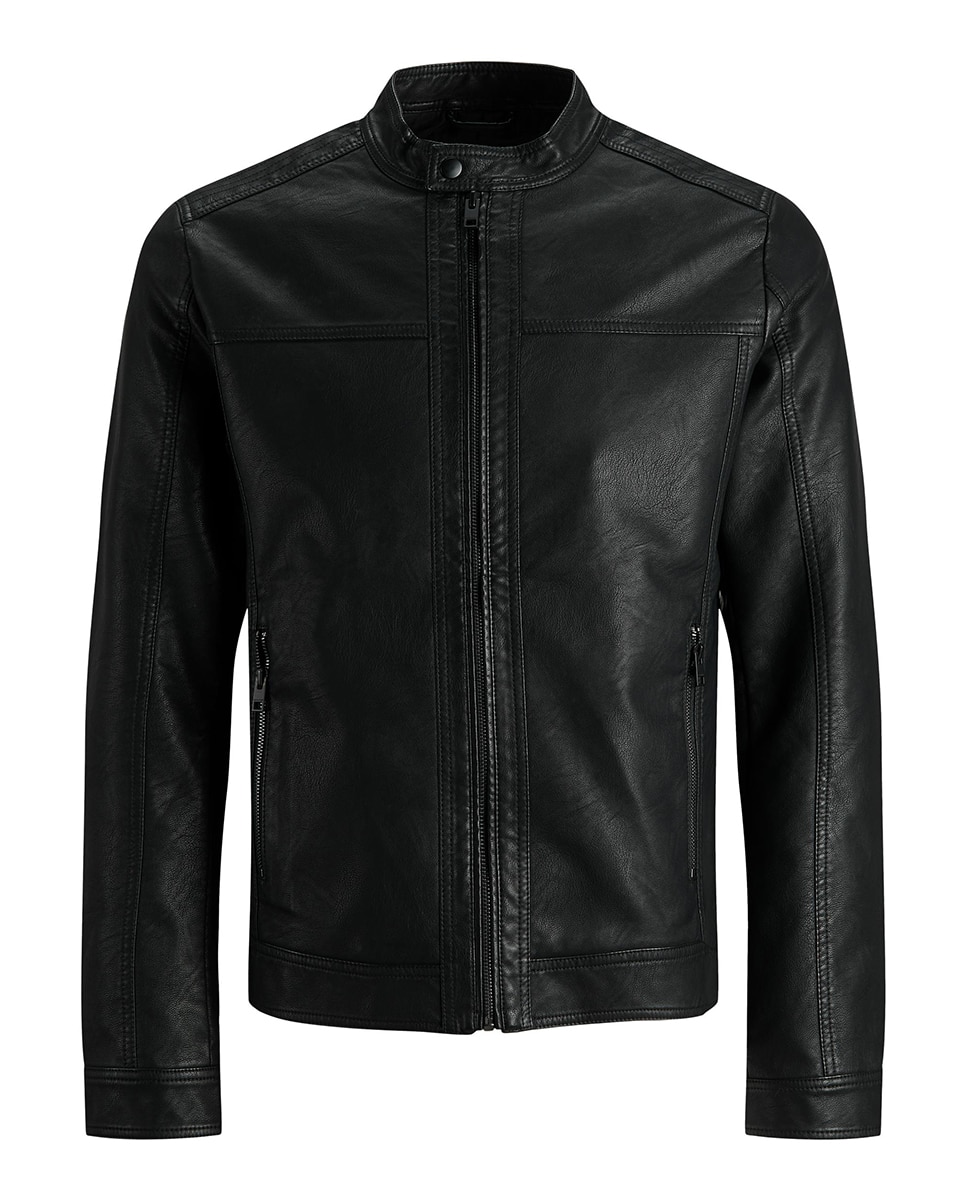 Casaco de homem preto Preto-3