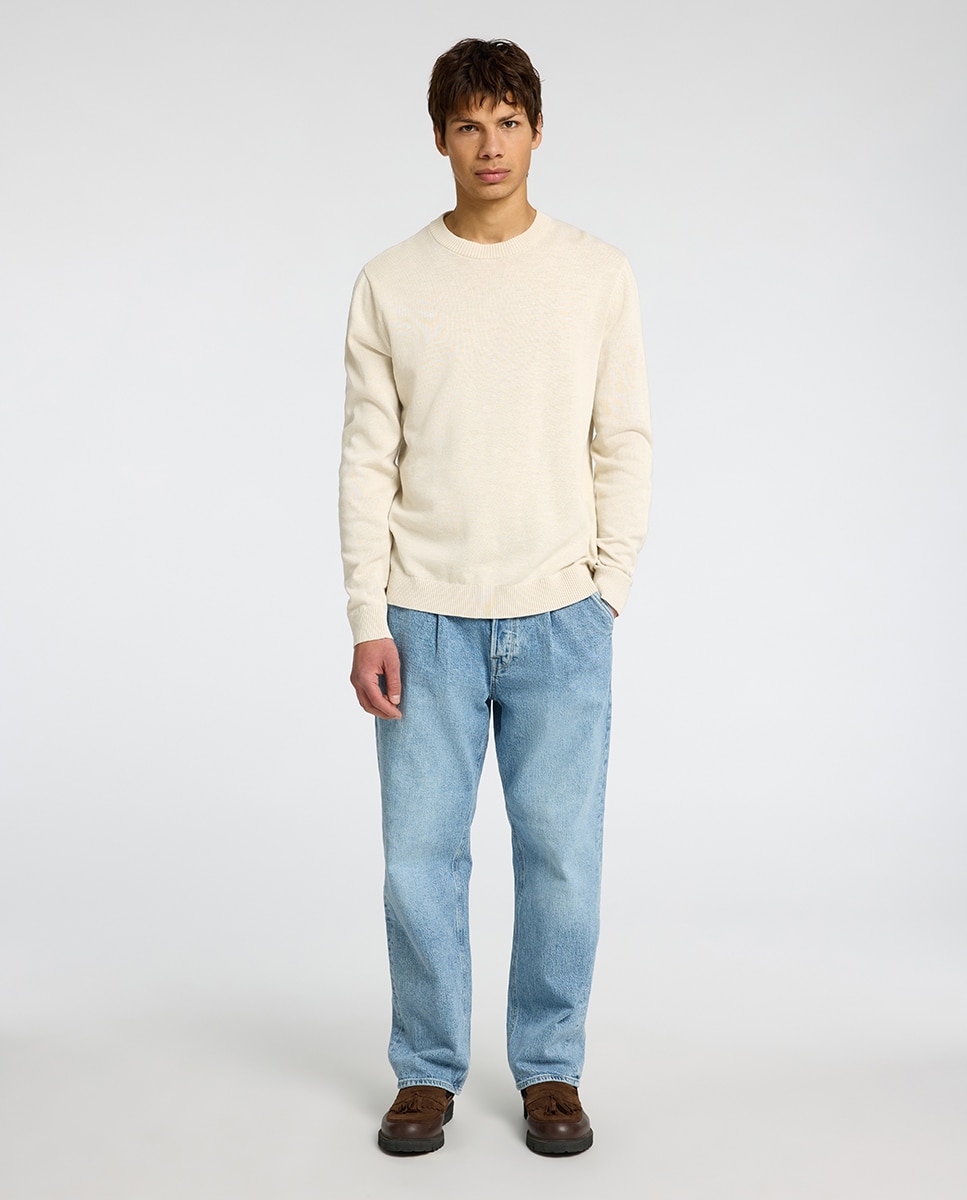 Selected - Jersey hombre cuello caja.