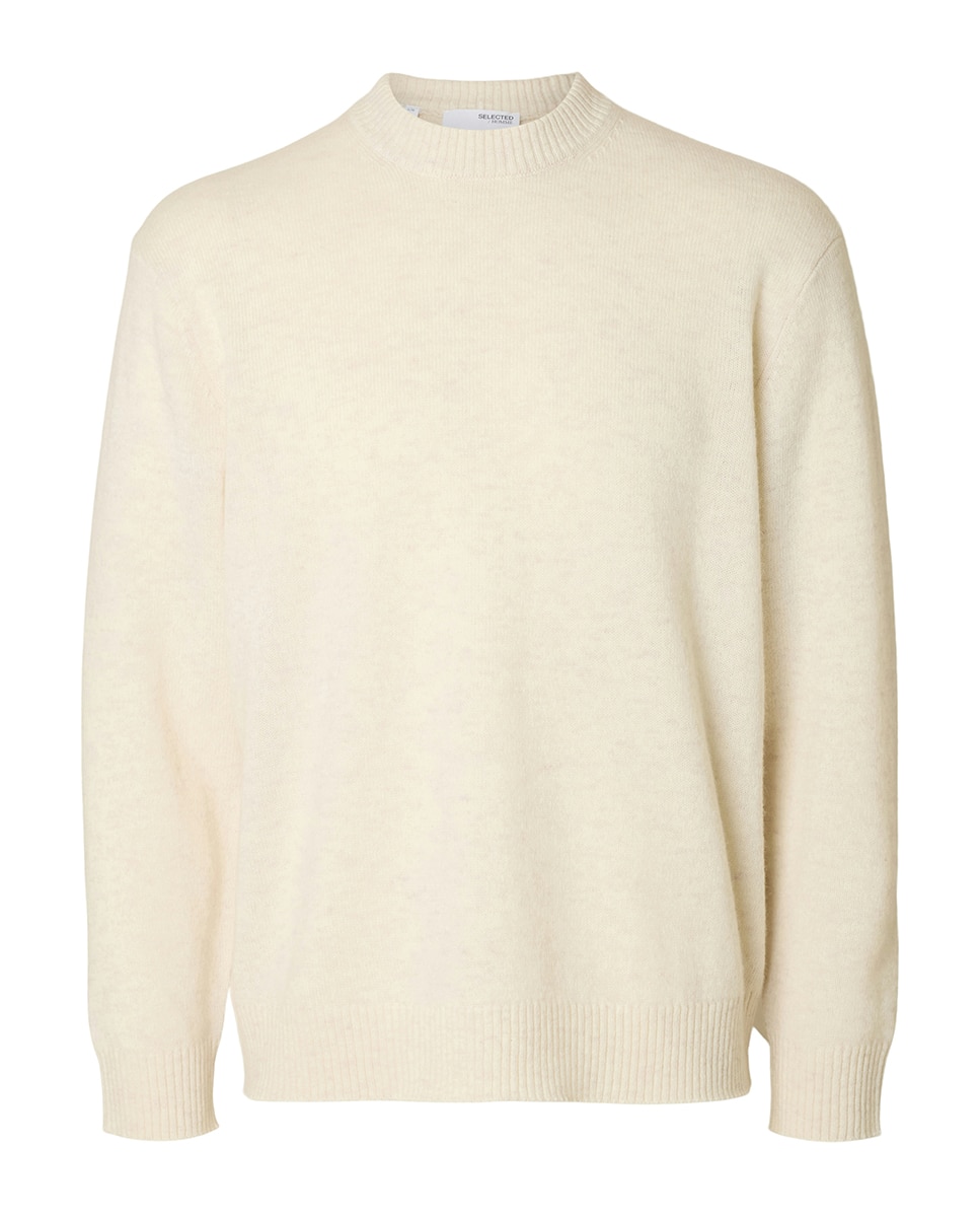 Imagen 5 de Jersey hombre cuello caja - Selected - Blanco Blanco