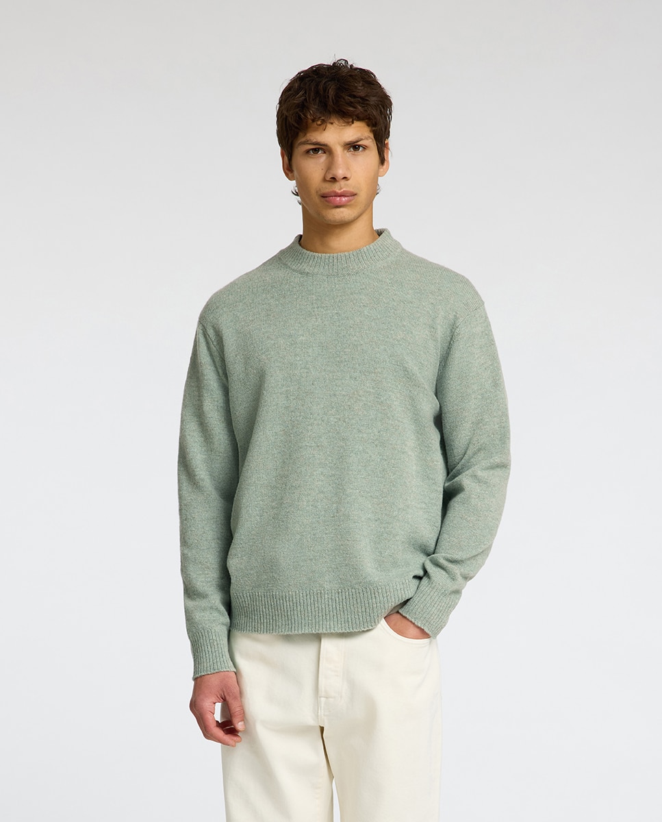 Imagen 1 de Jersey hombre cuello caja - Selected - Verde claro Verde claro