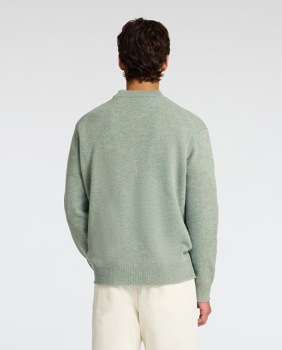 Imagen 2 de Jersey hombre cuello caja - Selected - Verde claro Verde claro