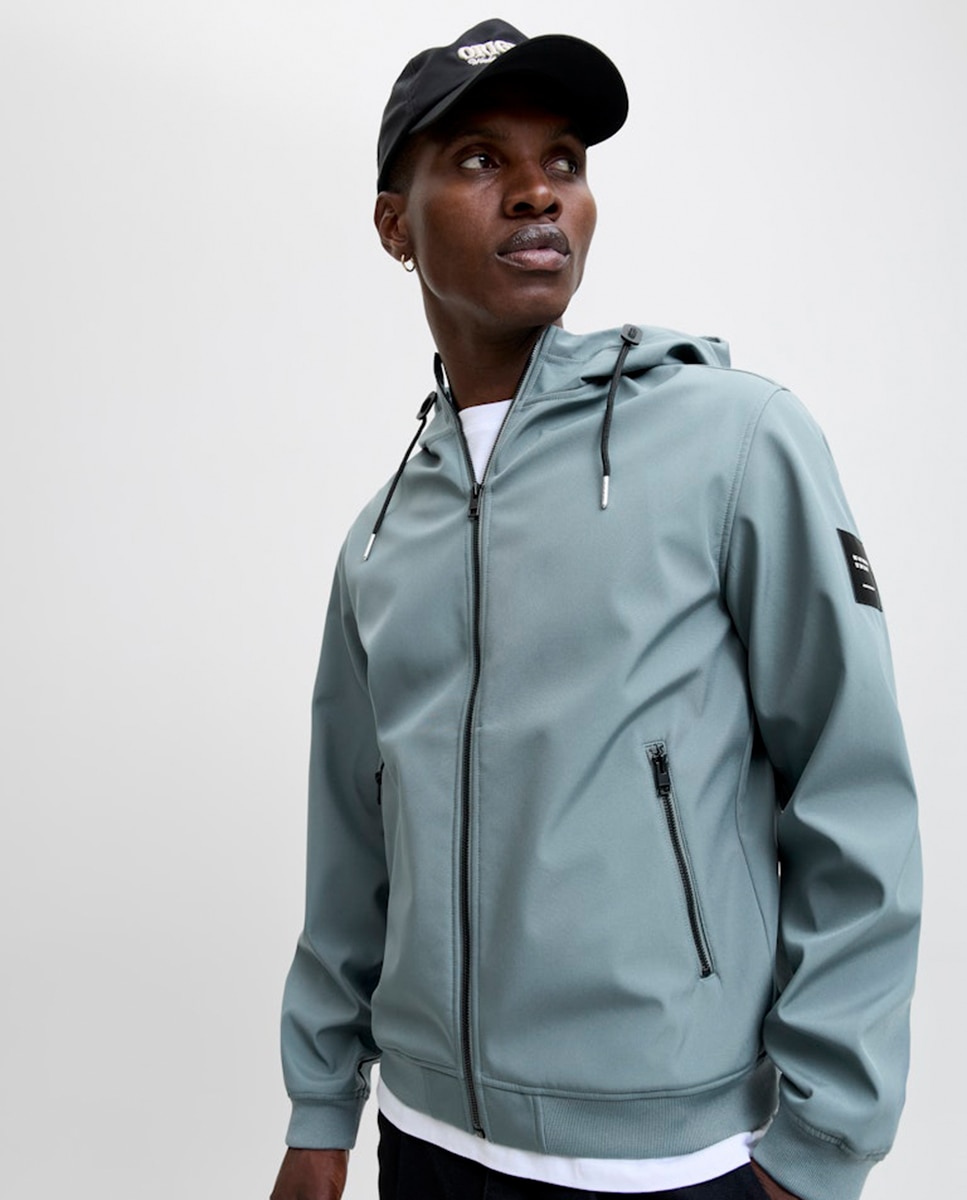 Casaco Ligeiro Softshell Azul-3